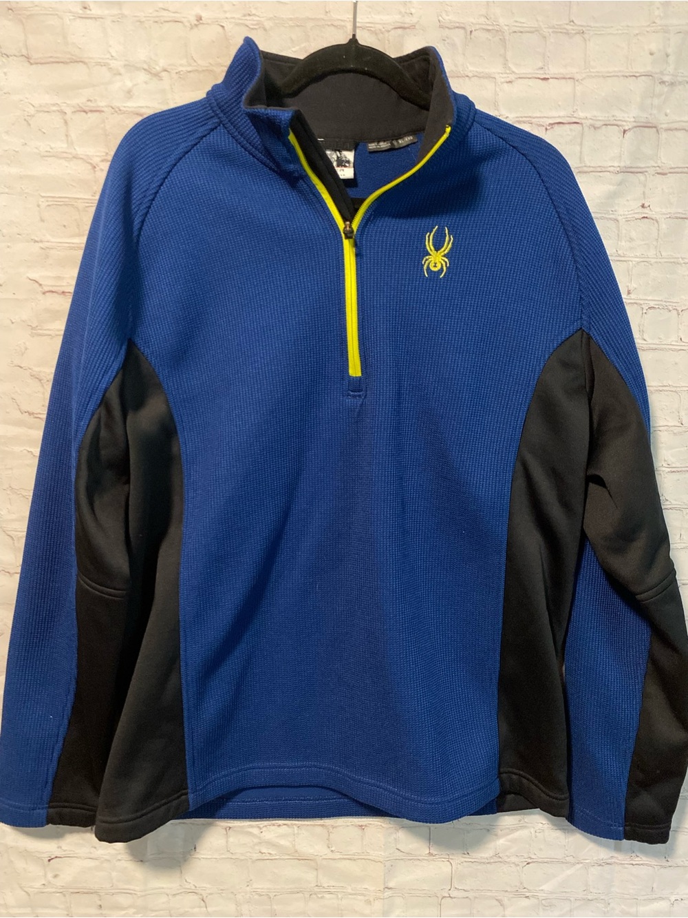 Spyder Royal Blue Pullover with Yellow Accent